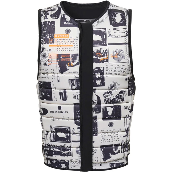 2023 Mystic The Dom Wake Impact Vest Til Mænd 35005.230237 - Sort / Hvid